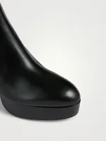 Lala Leather Platform Boots