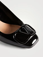 VLOGO Patent Leather Mary Jane Pumps