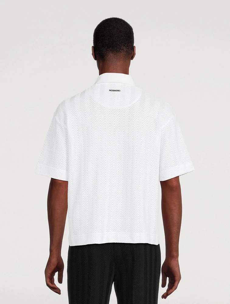 Zig Zag Polo Shirt