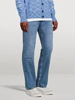 Jeans With Zig Zag Insert