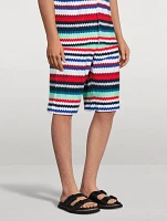 Cotton And Nylon Shorts
