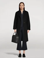 Mid-Rise Pintuck Crop Flare Pants