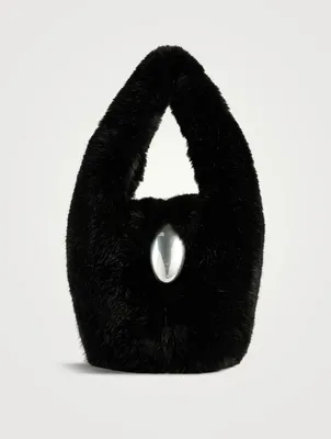 Medium Done Faux Fur Shoulder Bag