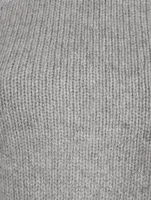 Cashmere Mockneck Shrunken Sweater