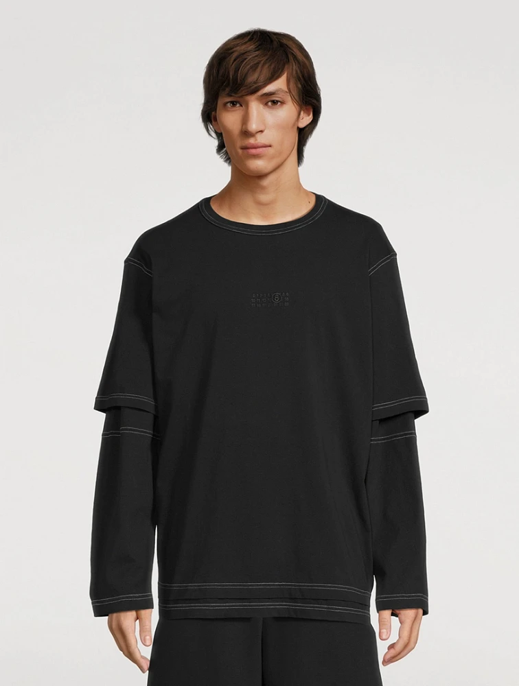 Layered Long-Sleeve T-Shirt