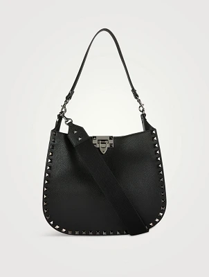 Rockstud Leather Shoulder Bag