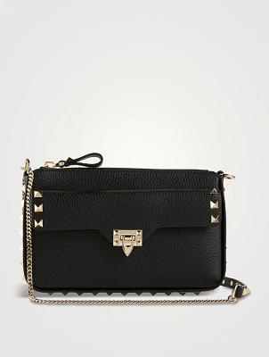 Rockstud Leather Pouch