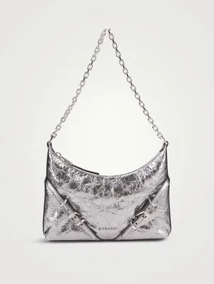 Voyou Party Metallic Leather Shoulder Bag