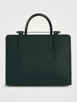 Midi Leather Tote Bag