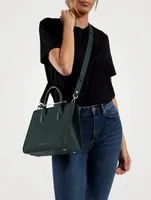 Midi Leather Tote Bag