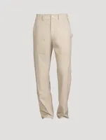 Wool-Blend Carpenter Pants