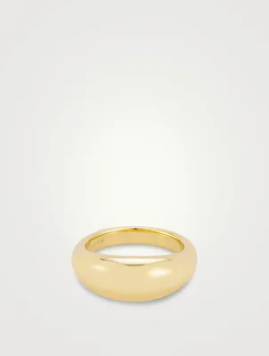 14K Gold Jumbo Dome Ring