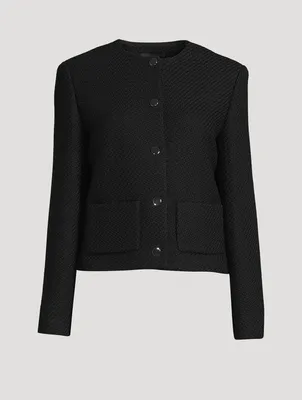 Cropped Tweed Jacket