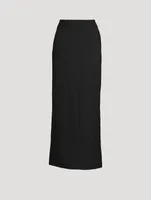 Wool Maxi Skirt