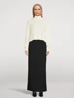 Wool Maxi Skirt