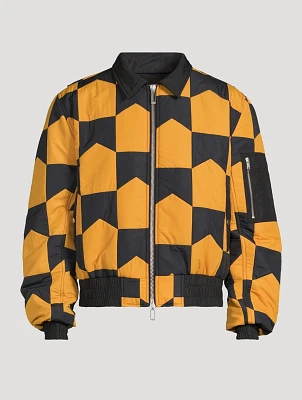 Chevron Quilted MA1 Jacket