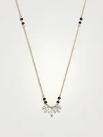 Akshita Gold Mangalsutra Necklace With Gems