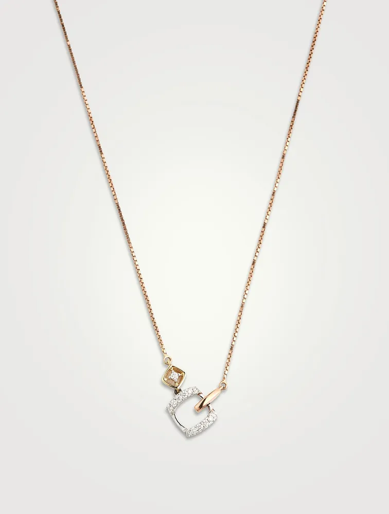 Juliet Gold Necklace With Gems