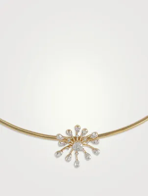 Farida Gold Necklace With Gems