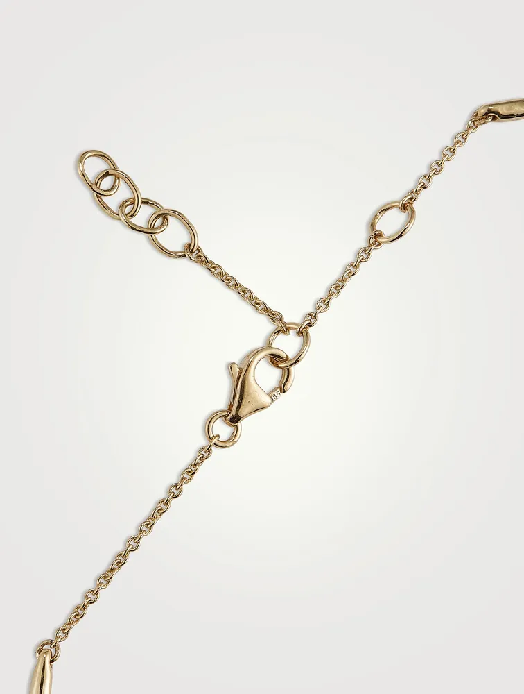 Farida Gold Necklace With Gems
