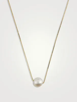Soli Gold Pearl Gem Necklace