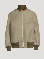 Nylon Twill Reversible Blouson Jacket