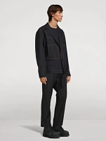 Bonding Jacket Chalk Stripe Print