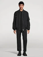 Bonding Pants Chalk Stripe Print