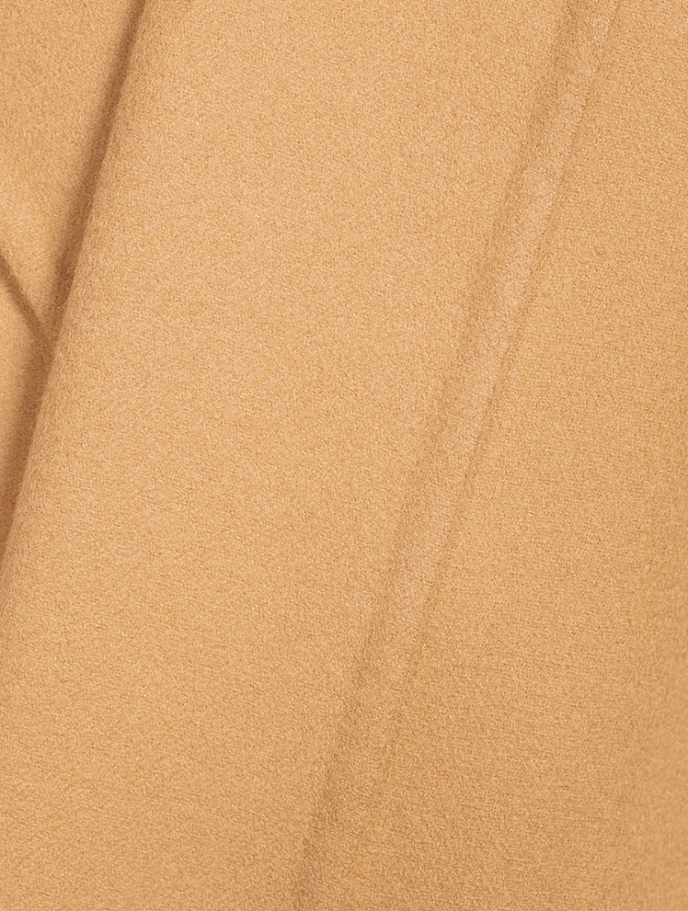Wool And Cashmere Belted Coat