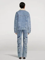Fleece-Lined Denim Jacket