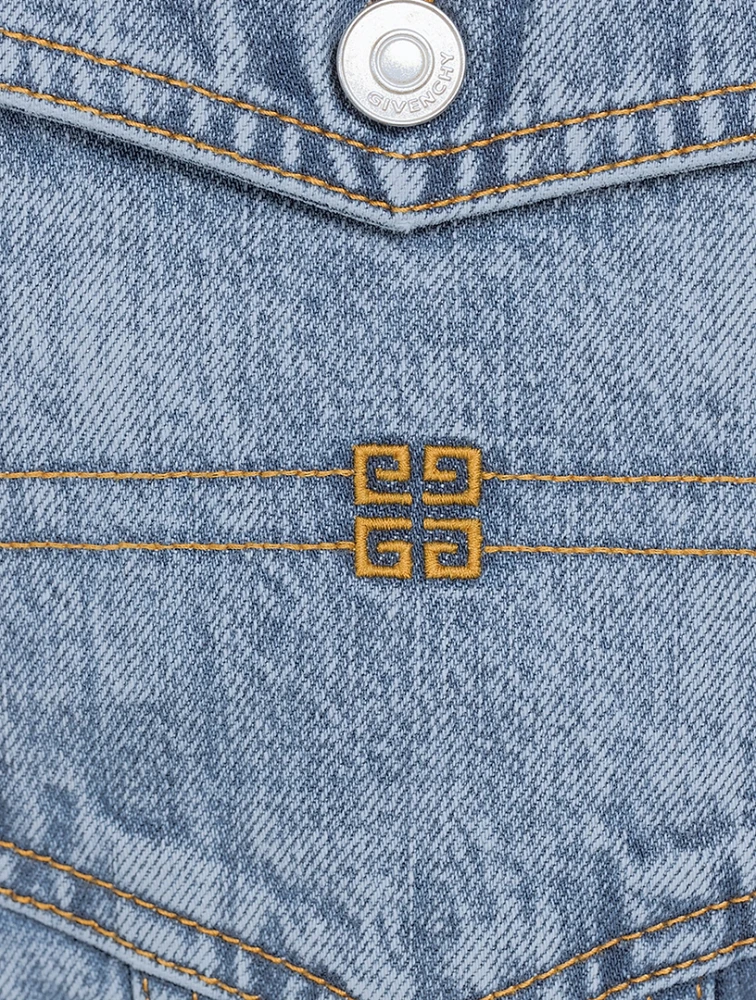 Fleece-Lined Denim Jacket