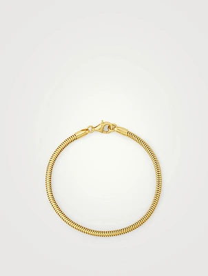 18K Gold Plated Round Chain Bracelet