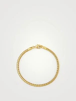 18K Gold Plated Round Chain Bracelet