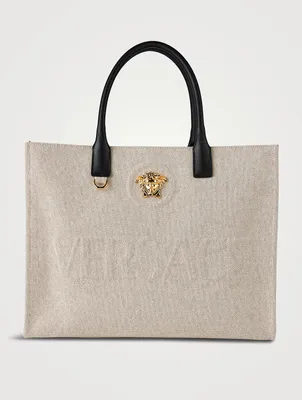 Large La Medusa Canvas Tote Bag
