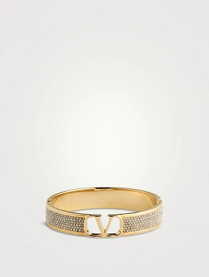 Crystal VLOGO Cuff Bracelet