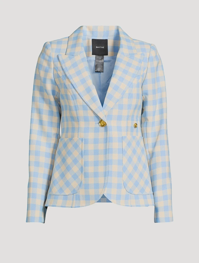 Duchess Blazer Plaid Print