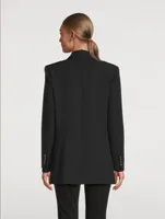 Double-Breasted Slim Blazer