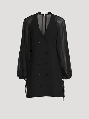 Double-Breasted Blazer Dress