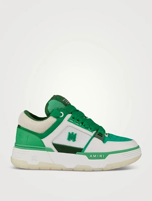 MA-1 Leather And Mesh Sneakers