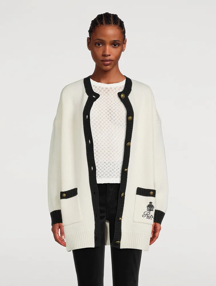 Frame x Ritz Paris Cashmere Cardigan