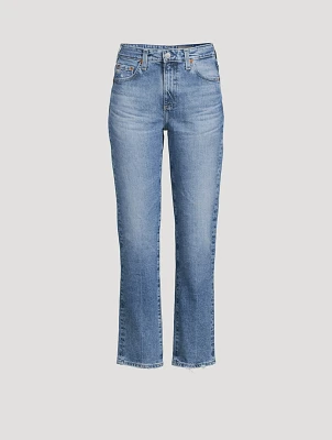 Saige High-Rise Straight Jeans