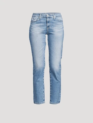 Mari High-Rise Slim Straight Jeans
