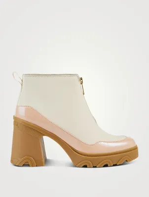Brex Zip Leather Ankle Boots