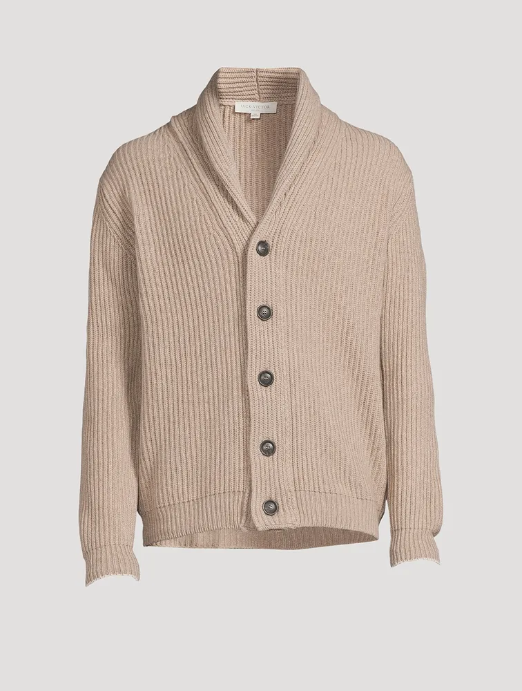 Stayner Cashmere And Wool Shawl Cardigan