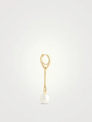 Squash Drop Earring With Pearl