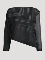 Rhythmical Pleats Top