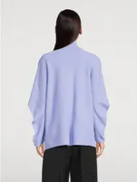 Wool Pique Knit Top