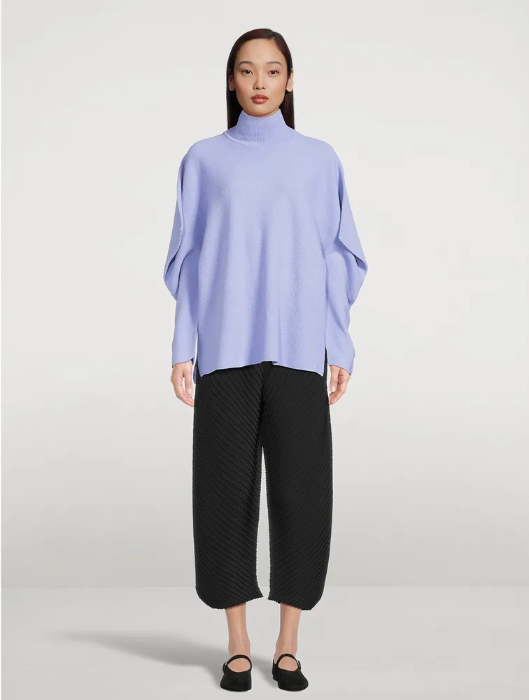 Wool Pique Knit Top