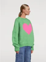 Heart Wool Sweater