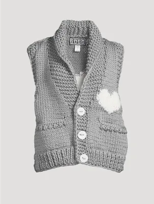 Heart Wool Vest